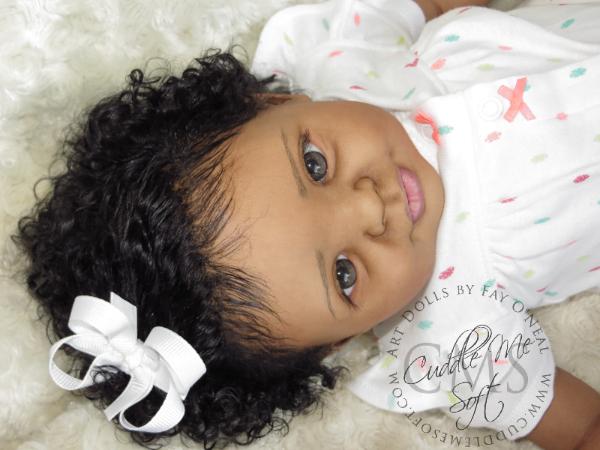 AA / Ethnic Reborn Baby Girl for sale - Candy by Donna RuBert