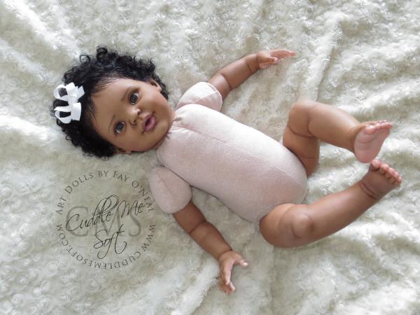 AA / Ethnic Reborn Baby Girl for sale - Candy by Donna RuBert
