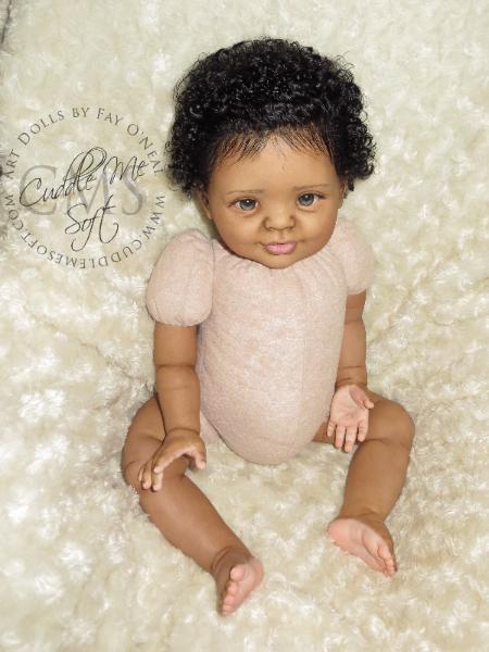 AA / Ethnic Reborn Baby Girl for sale - Candy by Donna RuBert