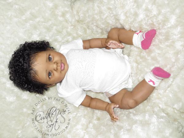 AA / Ethnic Reborn Baby Girl for sale - Candy by Donna RuBert