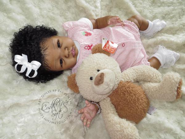 AA / Ethnic Reborn Baby Girl for sale