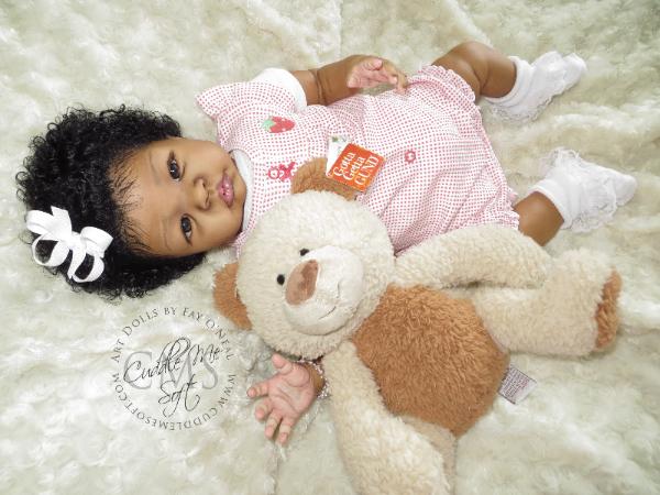 AA / Ethnic Reborn Baby Girl for sale - Shyann by Aleina Peterson