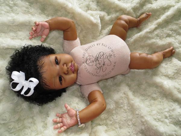 AA / Ethnic Reborn Baby Girl for sale