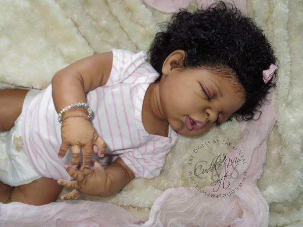 Full Vinyl Reborn baby girl for Sale 