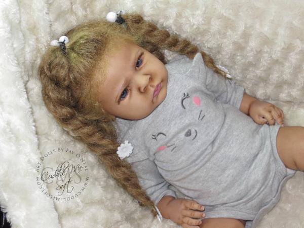 Biracial Reborn Toddler by Fay O'Neal
