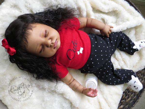 AA / Ethnic Reborn Baby Girl for sale -