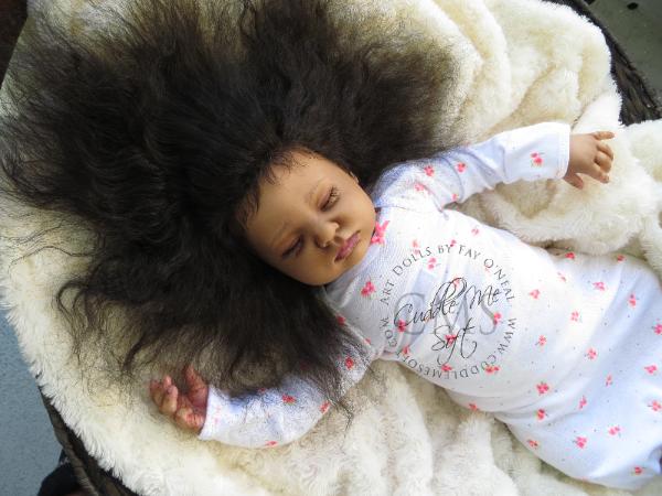 Adorable Reborn Baby Girl by Fay O'Neal - www.cuddlemesoft.com