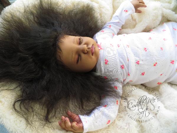Adorable Reborn baby girl by Fay O'Neal  - www.cuddlemesoft.com
