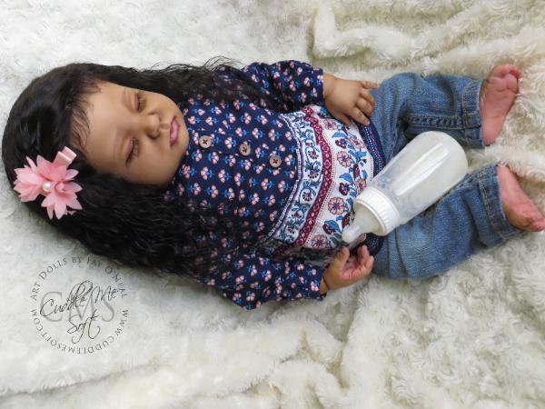 AA / Ethnic Reborn Baby Girl for sale -