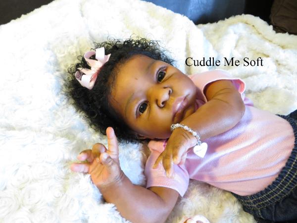 Lifelike Ethnic / AA Reborn Baby Girl for sale