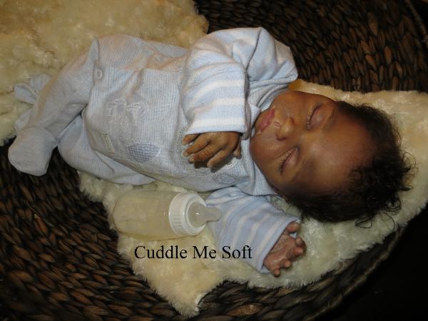 Realistic Biracial Reborn Baby Boy For Sale, OOAK Baby Reborn doll