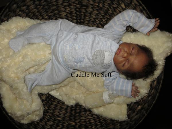 Realistic Biracial Reborn Baby Boy For Sale, OOAK Baby Reborn doll