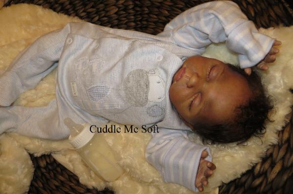 Realistic Biracial Reborn Baby Boy For Sale, OOAK Baby Reborn doll