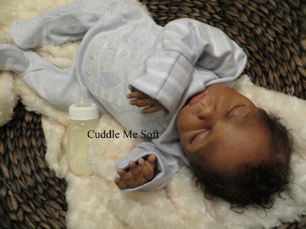 Biracial Reborn Baby Boy For Sale, OOAK Baby Reborn doll