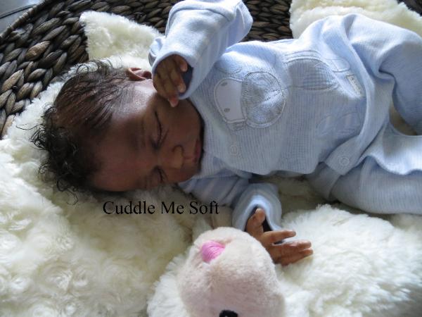 Realistic Biracial Reborn Baby Boy Zachary - Linde Scherer Kit