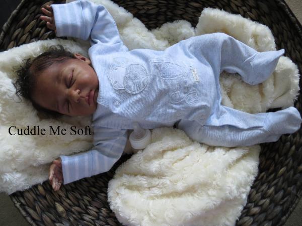 Realistic Biracial Reborn Baby Boy Zachary - Linde Scherer Kit