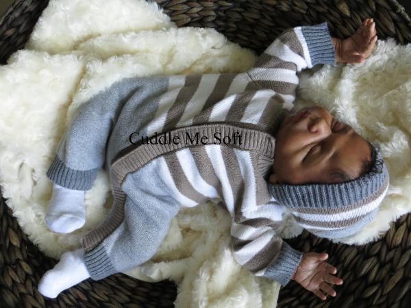 Realistic Biracial Reborn Baby Boy Zachary - Linde Scherer Kit