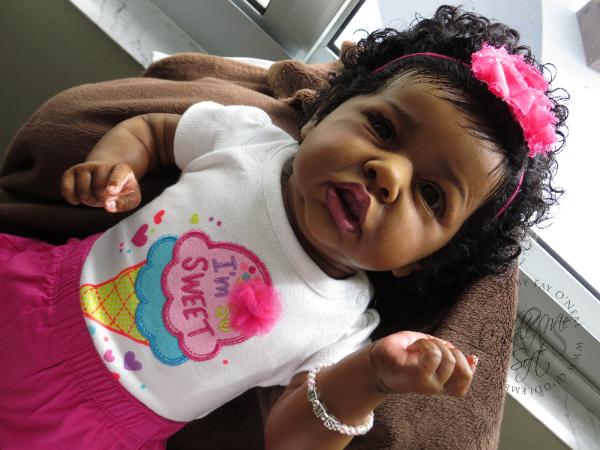Ethnic Reborn Baby Girl for sale -  Zaniya -Saskia by Bonnie Brown