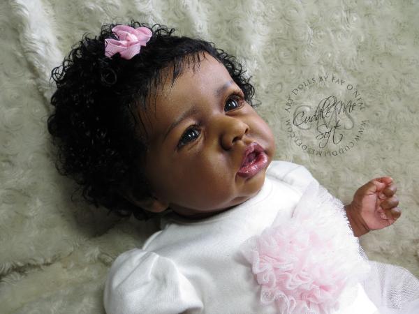 Ethnic Reborn Baby Girl for sale -  Zaniya -Saskia by Bonnie Brown